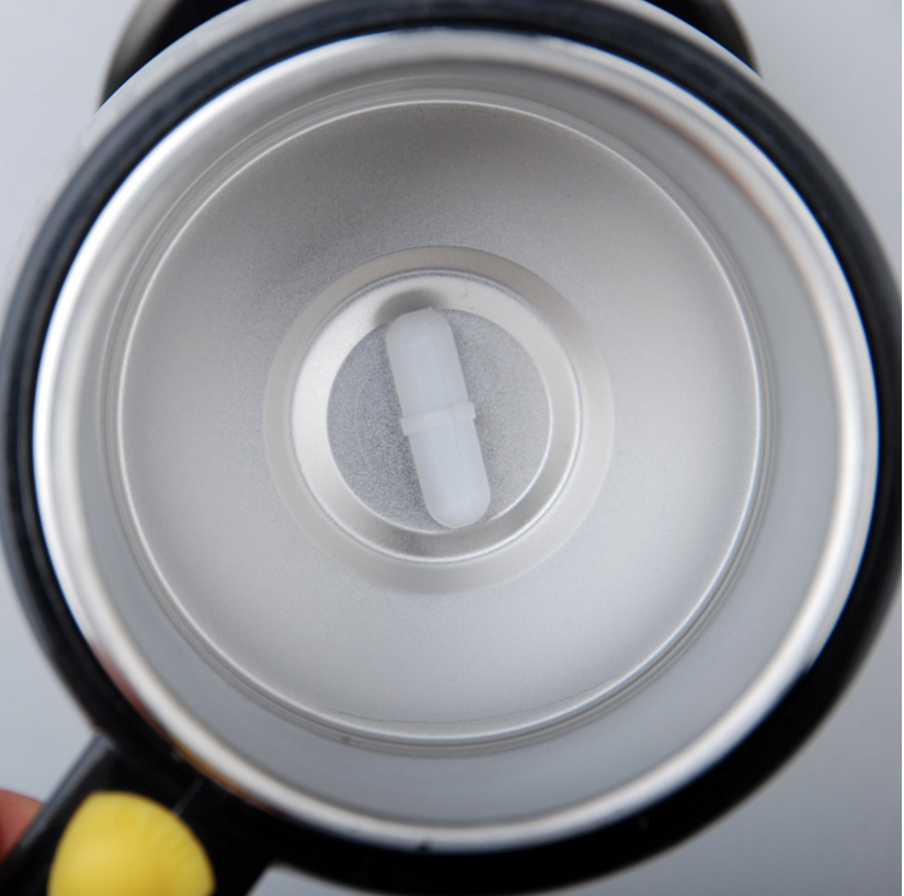 Stainless steel upgraded version automatic magnetizing stirring coffee cup lazy person stirring creative gifts metal cup