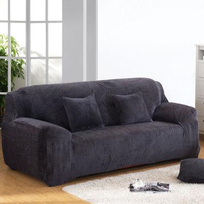 Plush sofa cushion sofa cover sofa cover