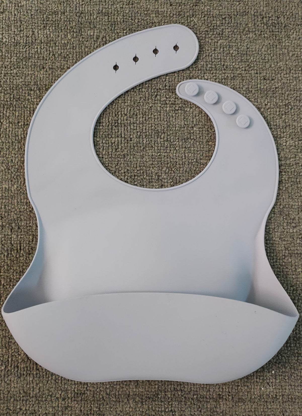 Soft Waterproof Silicone Baby Bib with Food Catcher, Baby Silicone Bib