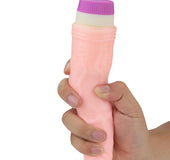 Realistic Huge Dildo Vibrator Nude Color Artifical Clitoris Latex Adult