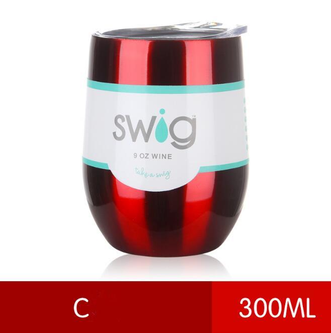 2020 hot drink cups 9 унц. the egg in the form of a 304 stainless steel drink Tumber mug lid wine beer vacuum thermos cup