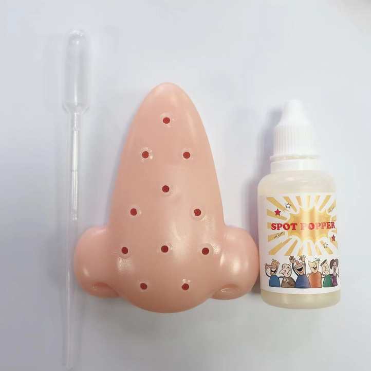 Funny Pop It Pal Pimple Popping Popper Remover Toy with Refillable Pimple Pus Practical Jokes Toys