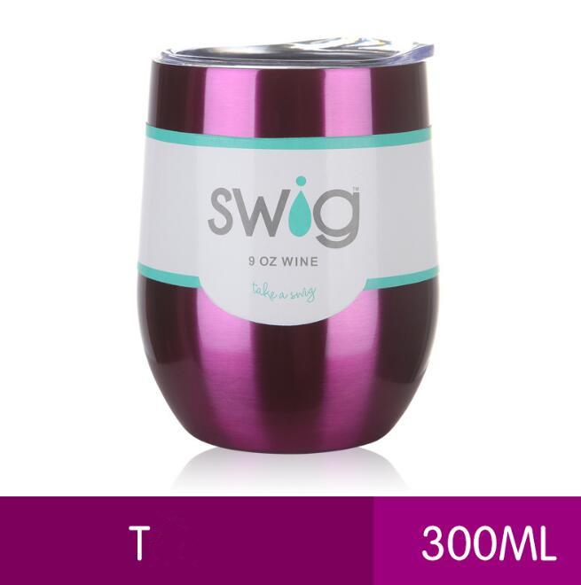 2020 hot drink cups 9 унц. the egg in the form of a 304 stainless steel drink Tumber mug lid wine beer vacuum thermos cup