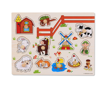 Cognitive wooden puzzle early education educational toys