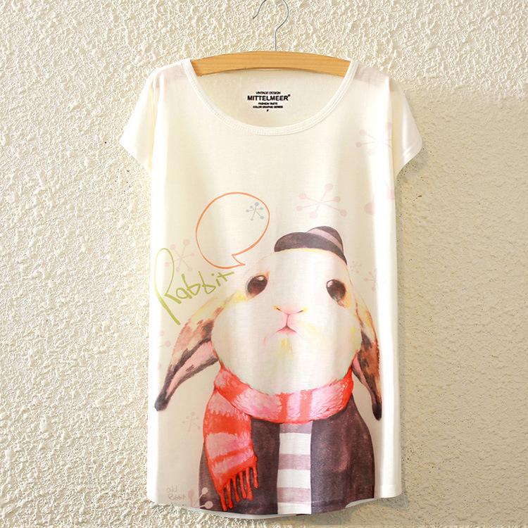 Animal O-Neck Short Sleeve