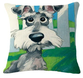 Cartoon dog pillowcase