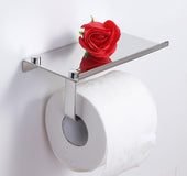 304 stainless steel phone towel rack toilet paper holder bathroom accessories creative tissue box thickening