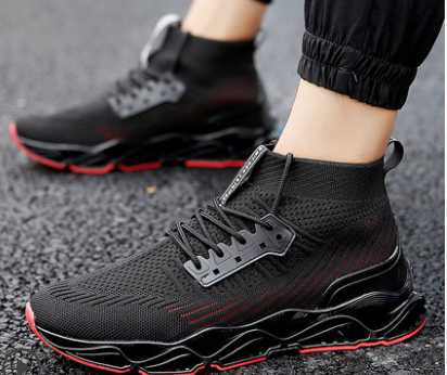 Flying woven mesh shoes