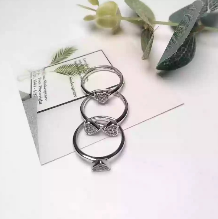 S925 Sterling Silver Clover Ring
