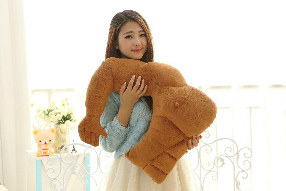 Creative boyfriend arm shape muscle male plush pillow cushion