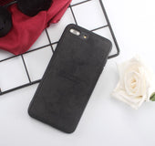 Luxury Retro Christmas Deer Cloth Texture       7 8 6 6S Plus X XS Max XR thin Soft TPU Leather Cover Case  | IPhone