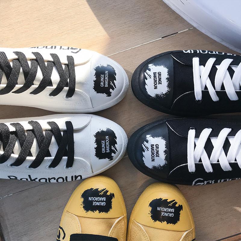 Autumn new high-top canvas shoes male Korean version of the trend of personality high to help shoes men's tide shoes students wild shoes