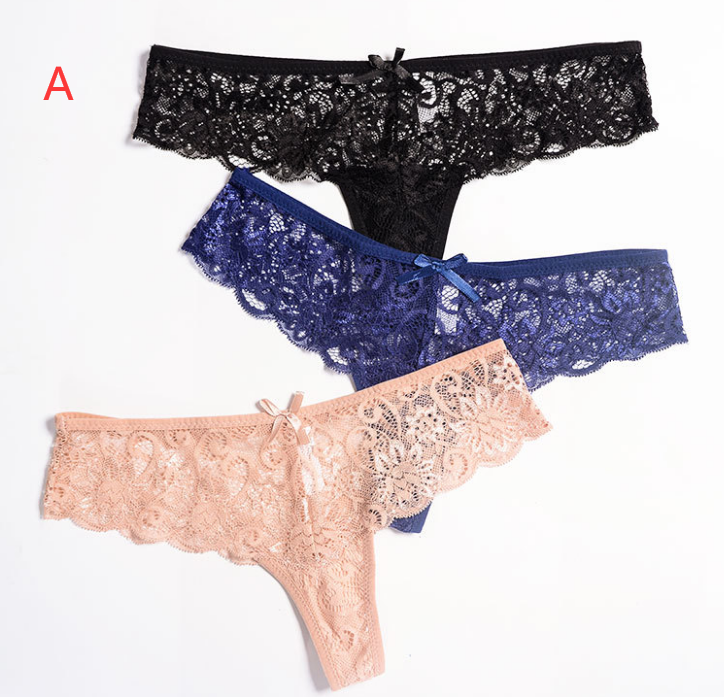 Woman lace thong