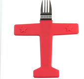 Stainless steel spoon fork spoon direct children aircraft aircraft silicone spoon custom cartoon