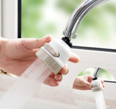 Faucet booster shower