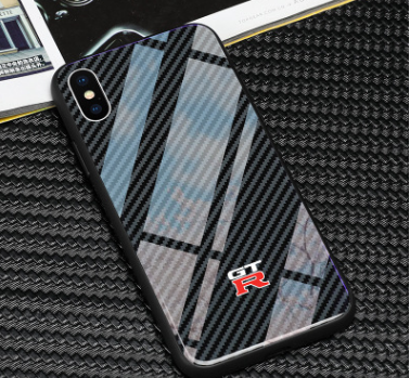 Carbon fiber car   glass case  | IPhone