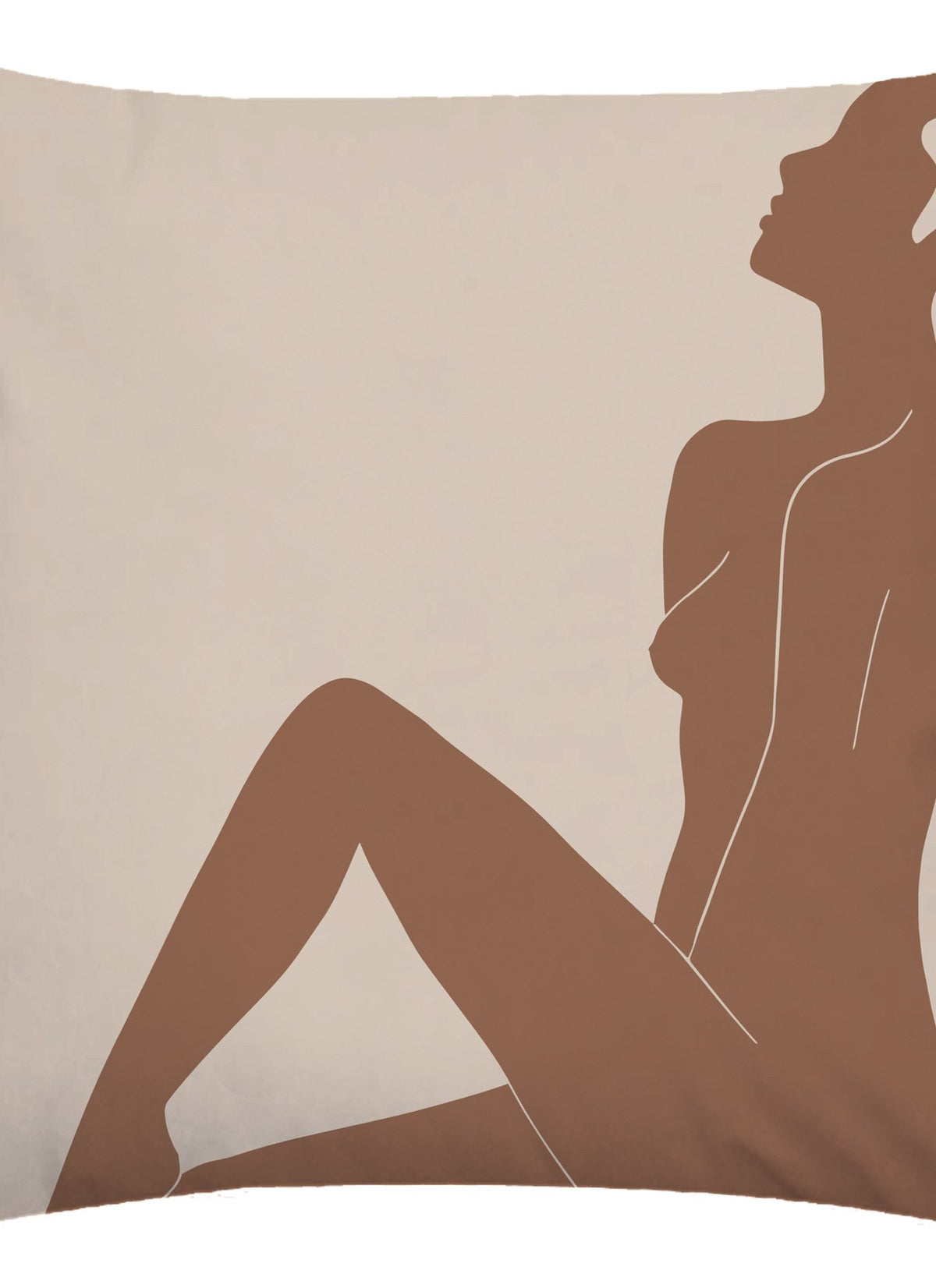 Abstract female pillowcase