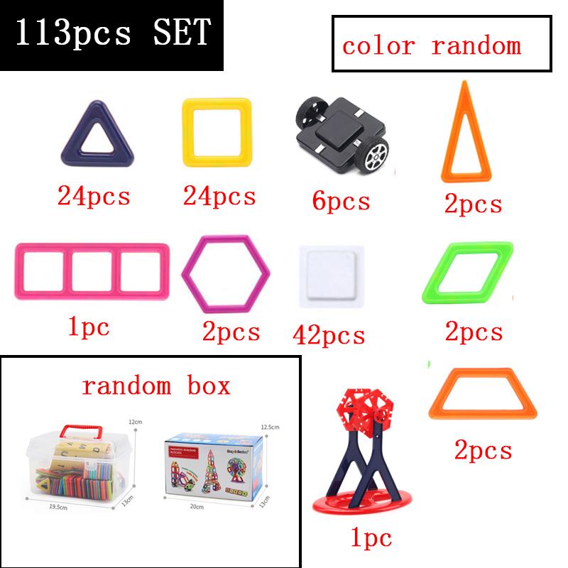 Magnetic piece building blocks