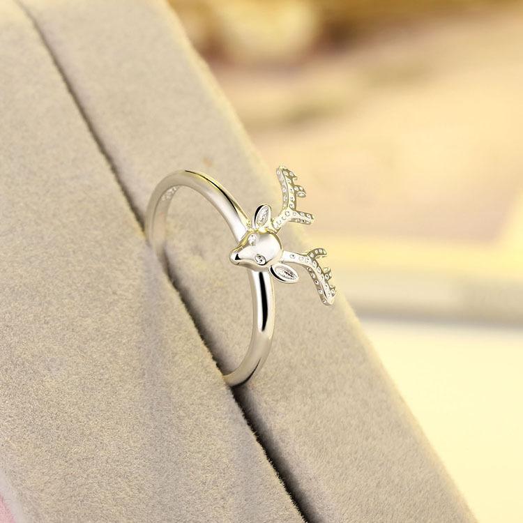 Factory direct creative pop deer ring Christmas ornaments