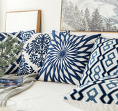 Classical embroidered home pillow without core