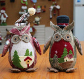 Christmas Decorations Creative Christmas Decorations Christmas Doll Owl Figure Christmas Decorations