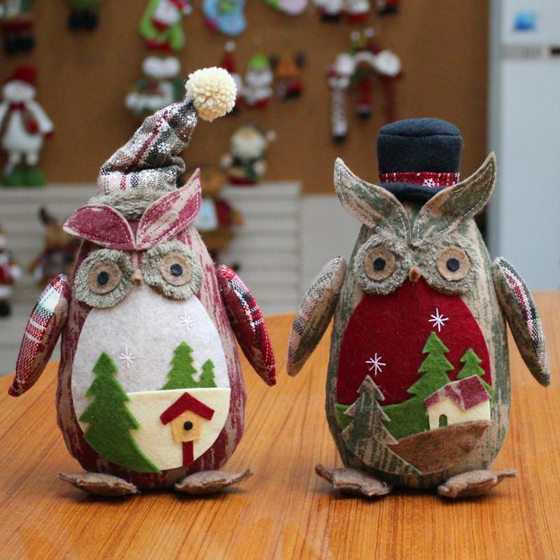 Christmas Decorations Creative Christmas Decorations Christmas Doll Owl Figure Christmas Decorations