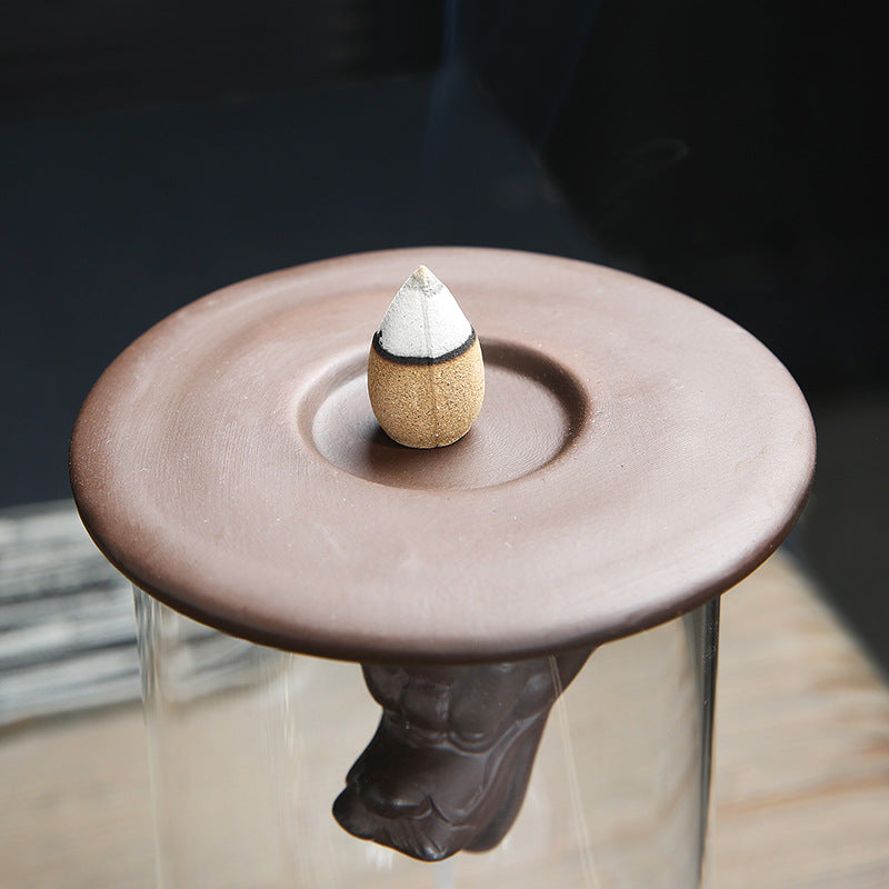 Purple sand lantern back incense burner