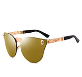 Personality metal sunglasses