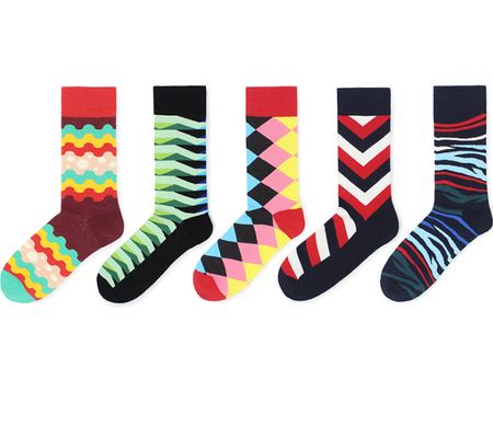 Classic striped socks men's street socks