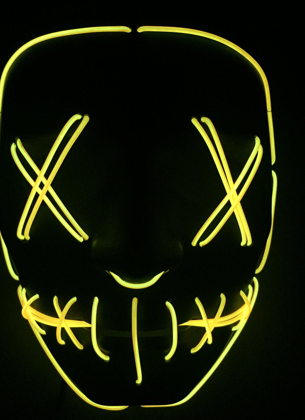 Halloween Led Luminous Mask Horror Grimace Bloody EL wire Halloween Carnaval Party Club Bar DJ Glowing Full Face Masks