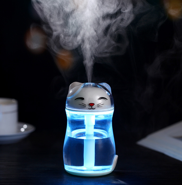 Lucky Cat Humidifier Crystal Colorful