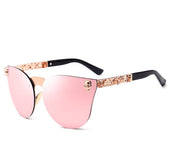 Personality metal sunglasses