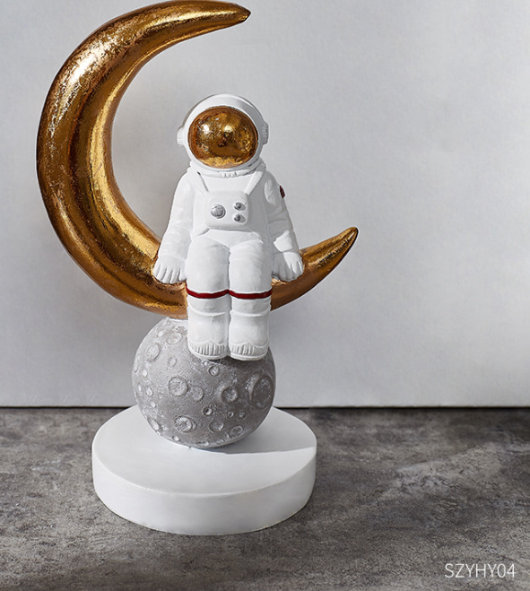 Creative Astronauts Crafts Resin Decoration Coffee Shop Music Bar Cabinet Soft Decorations
