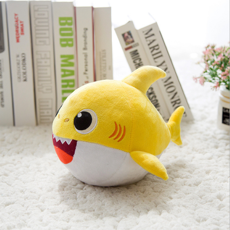 Baby shark singing vocal plush toy