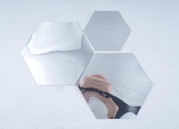 DIY mirror wall stickers self-adhesive mirror stickers