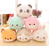 Cute Cartoon Plush Toys - Monkey Cat Rabbit Fox Hippo Deer Pig Elephant Panda - Toys for Boys and Girls