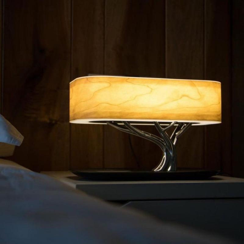 Tree Table Lamp Bluetooth Speaker Wireless Charger