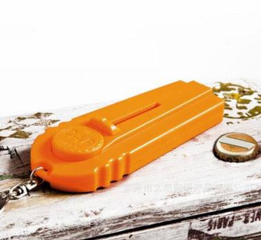 Keyring Bottle Opening Cap Opening Cap Beer Beverage Bottle Opener Bar Kichen Pouring Tool Orange