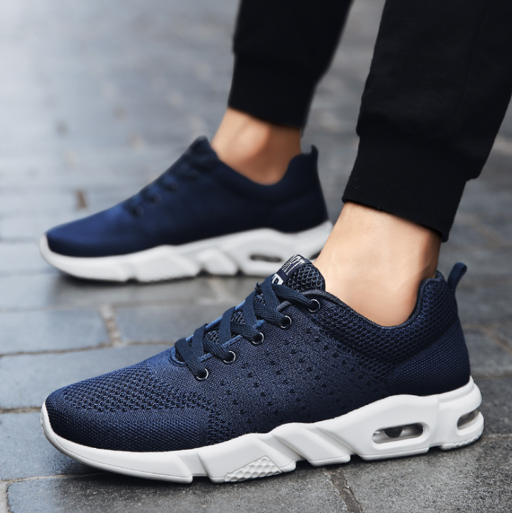 a pair of shipping in the autumn of 2020 new sport shoes breathable fabric cushion shoes all-match fly wear running shoes