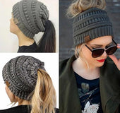 Messy Bun Beanie
