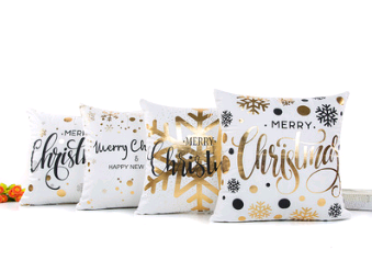 Bronzing exclusive Christmas pillowcase