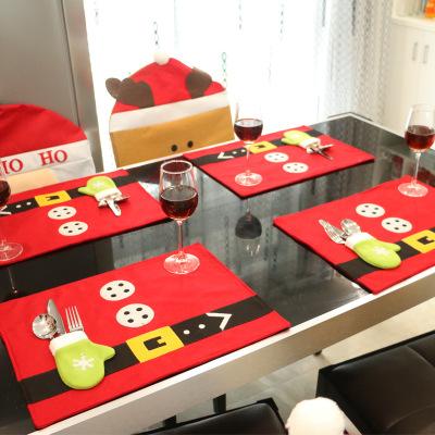 Christmas decoration table mat