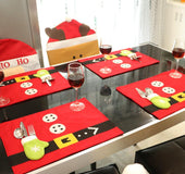 Christmas decorations home hotel dining room layout table mat creative Christmas product ornaments wholesale