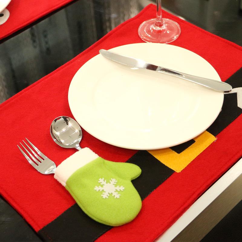Christmas decoration table mat
