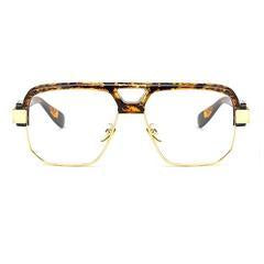 Sunglasses leopard half frame