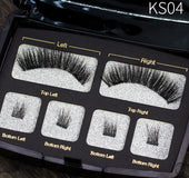 Cuatro pequeñas pestañas con imanes de escorpión