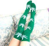 Weed Knee High Socks