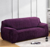 Plush sofa cushion sofa cover sofa cover