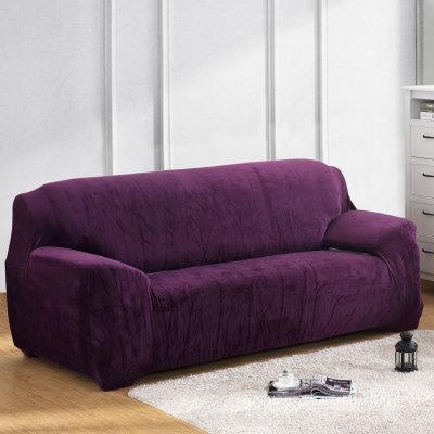 Plush sofa cushion sofa cover sofa cover