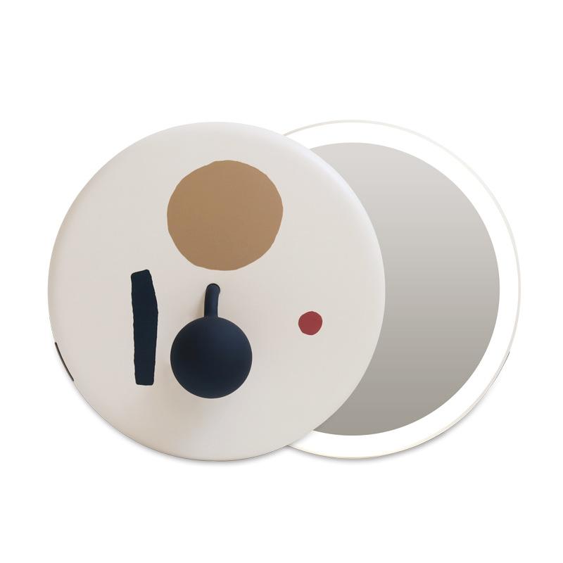 Rechargeable led fill light makeup mirror